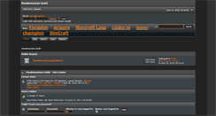 Desktop Screenshot of forum.pandeguild.dk